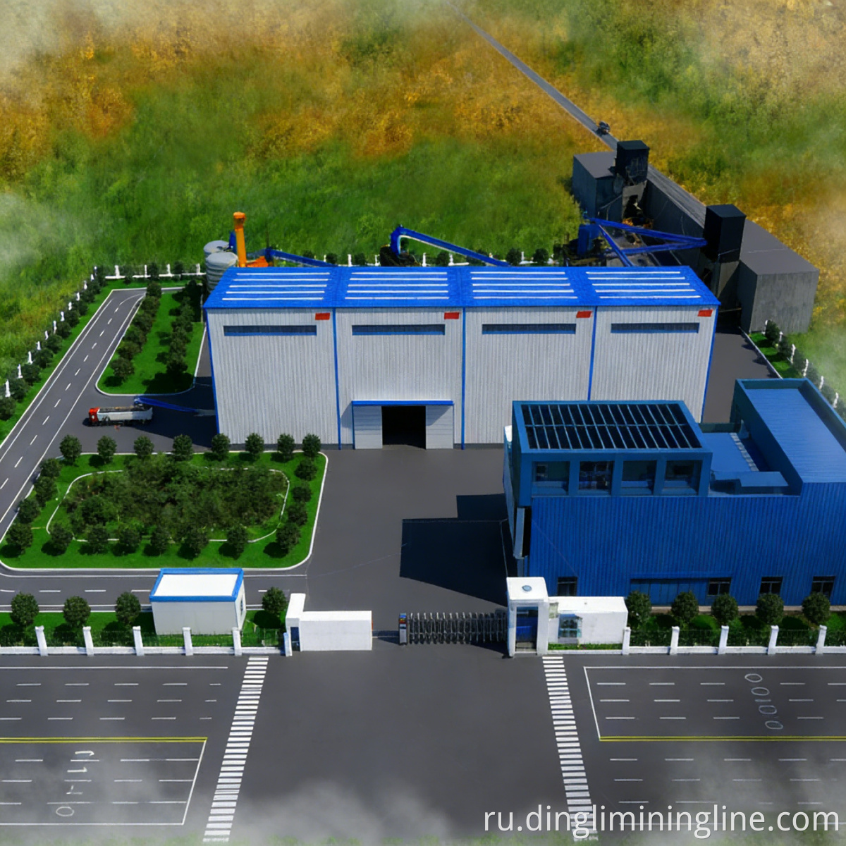 Aggregate-Grade Stone Processing Line